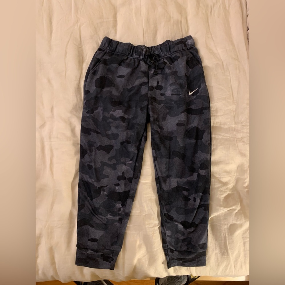 Navy Camouflage Nike Sweatpants